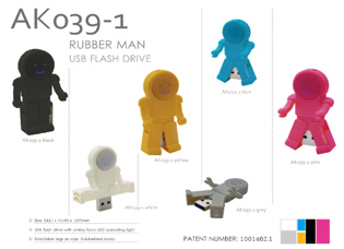 AK039-1 RUBBER MAN USB